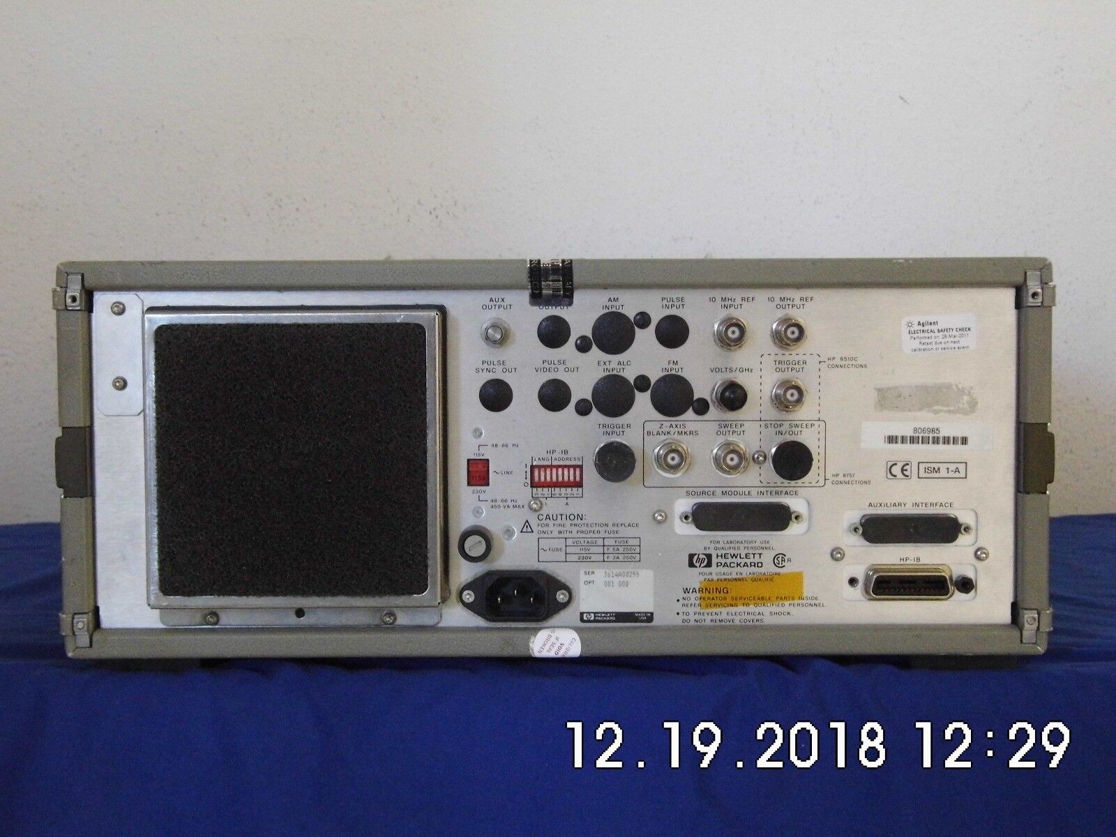 Agilent HP 83623B w/001/008 High Power Synthesized Sweeper (3 In Stock) Agilent HP 83623B w/001/008 High Power Synthesized Sweeper (3 In Stock)
